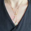 Chaînes La haute qualité Zircon Fritillaria Jupe Collier Exquis Bijoux polyvalents pour les festivals des femmes