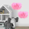 Decorative Flowers 2 Pcs Cotton Cloud Decoration Props Baby Ornament Ceiling Kit Artificial Hanging