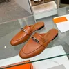 en comfortabele casual dames sandalen ontwerper zomer mode baotou slippers outdoor vakantie neutrale huis platte schoenen sals