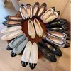 Casual Shoes Ballet Dancing Flat European And American Spring Autumn Color Matching Fairy Bow Tie Women's Shallow Mouth