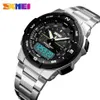 Skmei Watch Men Fashion Sport Quartz Uhr Herren Uhren Top -Marke Luxus Full Steel Business Water of Watch Uhr Relogio Maskulino185L