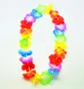 Decorative Flowers 500pcs Colorful Hawaiian Leis Garland Necklace Fancy Dress Party Hawaii Beach Fun Supplies Wa2987