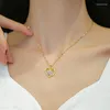 Pendanthalsband Luxury Zircon Heart Necklace med 6 Roses presentförpackning för mamma flickvän födelsedagspresent 2024 i romantisk