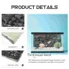 Dekorationer Rockväggskivor Bakgrundsbehållare Reptil Cork Glass Terrarium Tank Fish Panel 3D Stone Aquarium Platt Pu Pu