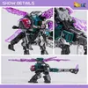 Action Toy Figures 52toys Beastbox BB-62 Onitopte Deformation Robot Konvertering i Mecha och Cube Action Figure Collectible Gift T240325