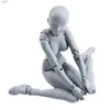 Figurines d'action Body Kun DX, ensemble Body Kun et Body Chan, diagramme d'action en PVC comme modèle d'artiste, modèle de conduite du corps humain comme diagramme SHF SH C24325