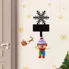 Hooks Helloyoung Metal Snowflake Hook Key Belt Hanging Paraply Wall Decoration Christmas Scene Decor Festivals R