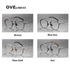 Pure Brilmontuur mannen Vrouwen Retro Vintage Ronde Brillen Recept Optische Bijziendheid Koreaanse Brillen Frames eyewear 240322