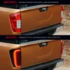 Bilens bakljus för Nissan Navara 20 15-20 20 Refit Taillight Bakre lampa Streaming LED-ljusmontering