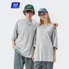 INFLATION Summer Short Sleeve Tees Unisex Casual Plain T-shirts 100% Cotton Oversized Tees Men Fashion Hip Hop T-Shirts 0057S21 240309