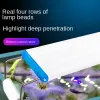 Lightings 8//12/16/24/24/30W LED Aquarium Lights Blue White/threecolor Changing Water Grass Landscaping Lights Fish Tank Support Lights
