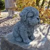 Sculpturen 1pcsgarden Decoratie Buiten Shihtzu Hond Hondenliefhebbers Cadeau Shih Tzu Puppy, Tuinbeeld, Hond Statueadornos Jardin Exterieur