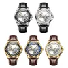 Olevs 6661 logotipo personalizado moda clássicos relógios de designer de luxo à prova d'água pulseiras de pulso masculinas turbilhão de luxo relógios de pulso mecânicos automáticos