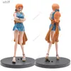 Figuras de brinquedo de ação Novo personagem de ação de uma peça Brook Water L Luffy Zoro Sanji Nami Usopp Kikjo DXF Wano Country Animation Modelo Boneca ToyC24325