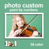 Accessoires Ruopoty Verf op nummer Foto Aangepaste foto Diy Gepersonaliseerde canvas op nummer Portret Familie Kinderen Huisdieren Foto Diy Cadeau