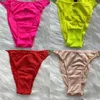 Damenhöschen Großhandel Sexy Damen Glänzender Tanga Hohe Qualität Strass Frauen Bikini Rot