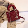 Saco de designer bolsas vermelho noiva portátil presente casamento