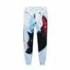 Szblazse Zupełnie nowe Unisex Wolf Print Pants Jogger Męs