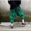 Fi Cott Pantaloni Hip Hop Uomo Pantaloni Harem Streetwear Danza Pantaloni sportivi larghi larghi Cavallo basso Pantaloni Lg Nero 66wE #