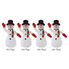 Décoration 2.4m bonhomme de neige de noël modèle gonflable lumière LED gant rouge accessoires de piquet de noël jouets accessoires ménagers décor de fête de vacances