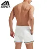 Pantaloncini da uomo AIMPACT Pantaloncini sportivi casual in cotone da uomo Pantaloncini da ginnastica a righe spazzolati moda Pantaloncini da surf estivi AM2359 J240325