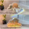 Mirrors Valentine's Day DIY Cloud Rose Mirror Small Night Light INS Handmade Girl Heart Living Room Desktop Decoration Birthday Gift