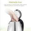 Tools 2L Electric Kettle Tea Coffee Stainless Steel 1000W Portable Travel Water Boiler Pot For Hotel Family Trip Water Boiler Bottle