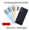 For Samsung Galaxy A51 a52 A53 A71 A72 A73 A33 A34 A01 Back Battery Cover Rear Housing Cover Replacement With Camera Lens