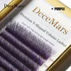 Decemars Puple Blue Color Yy Eyelash Extension Colored Lash 240318