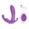 Vibratör Uzaktan Kumanda Giyilebilir Vibratör Yapay penisi Kadınlar G-Spot Klitoris Görünmez Kelebek Panties Titreşimli Yumurta Seks Oyuncakları Yetişkin Ürünleri