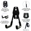 Racks Heavy Duty Metal Hook Garage Organizer Wall Mount Bicycle Hanger Hooks Wall Mount Antislip Storage Hook For Ladders Garden Tool