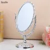 Speglar dyuihr europeisk stil enkel dubbelsidig vertikal makeup spegel heminredning avtagbart vardagsrum sovrum sovsal bord spegel