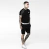 Hommes d'été cott shorts Sik soie Kanye West Fitn Bodybuilding Casual Joggers entraînement marque sport pantalons courts pantalons de survêtement B5Qj #