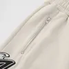 мужские шорты с карманами на молнии уличная одежда с вышивкой букв Ctrast хип-хоп мешковатые шорты Harajuku спортивные шорты летние спортивные спортивные штаны D0oI #