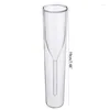 Wijnglazen 2 stks Champagne Fluit Glas Dubbelwandige Beker Cocktails Cup Bruiloft Bar Club Creatieve Drinkware Verjaardag Dropship