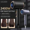 Professional Hair Dryer Cold Wind Air Brush Hairdryer Negative Lonic Blow Dryer Strong PowerDryer Salon Tool 2400W 3th Gear 240313