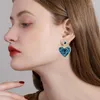 Stud Earrings 2023 Autumn And Winter Fashion Retro Crystal Stereo Heavy Industry Love Light Luxury Female High-End Drop Delivery Jewel Otm06