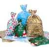 Geschenkpapier, Aluminiumfolie, Weihnachts-Süßigkeitstüten, Puppen-Urlaub, Weihnachten, Kordelzug, Party-Leckerli