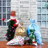 Geschenkpapier, Aluminiumfolie, Weihnachts-Süßigkeitstüten, Puppen-Urlaub, Weihnachten, Kordelzug, Party-Leckerli