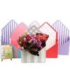 Confezione regalo Busta Confezione di fiori Scatola per esposizione di negozi Cestino pieghevole per matrimoni San Valentino