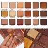 Sombra Seprofe 18 Cores Maquiagem Paleta de Sombras À Prova D 'Água Fosco Nude Esfumaçado Beleza Cosméticos Maquiagem Sombra de Olho Paleta Cor de Chocolate