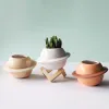 Planters New Creative Planet ceramic pot succulent pots balcony decorations macetas de ceramica desktop decor Mini plant flowerpot garden