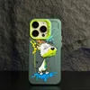 Étuis de téléphone portable Étui pour IPHONE11 IPHONE12 IPHONE13PRO 14PRO 15 15PRO 15PROMAX Étui de téléphone portable anti-chute pour petits animaux graffiti personnaliséY240325