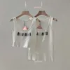 Dla najlepszych projektantów Gryls Croptop Summer Hot Style krótki litera z czołgiem drukowana kamizelka Wygodna koszulka dla kobiet zbiorników bez rękawów S.