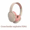 Cuffie Auricolari P2961 con Bassi Pesanti Bluetooth 5.3 Auricolari Wireless Dedicati H240326