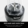 Ninja BN301 Nutri Blender Plus Batidora personal compacta, motor de 900 vatios pico, bebidas congeladas, batidos, salsas, etc., (3) taza portátil de 20 onzas, (2) boquilla (1)