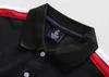 Designer's New Summer Favorite! Pure Cotton Turn-down Collar Polo Shirt with Unique and Stylish Embroidery Pattern Shows Men's Extraordinary Taste