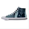 Chaussures chaudes cool été manga manga dessin animé cadavre mariée drôle de mode décontractée chaussures de tissu high top hommes femmes baskets les dernières chaussures de planche