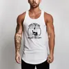 Fitn Mesh Heren Tank Top Merk Workout Fi Casual Singlets Sleevel Bodybuilding Gym Sport Vest Stringer Hemd W7M6 #