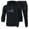 Mäns designer -spårdräkt Womens Hoodie Jogging Pants Luxury Brand Sweatshirt och Sweatpants Two Pieces Set Tekniska fleecespår.